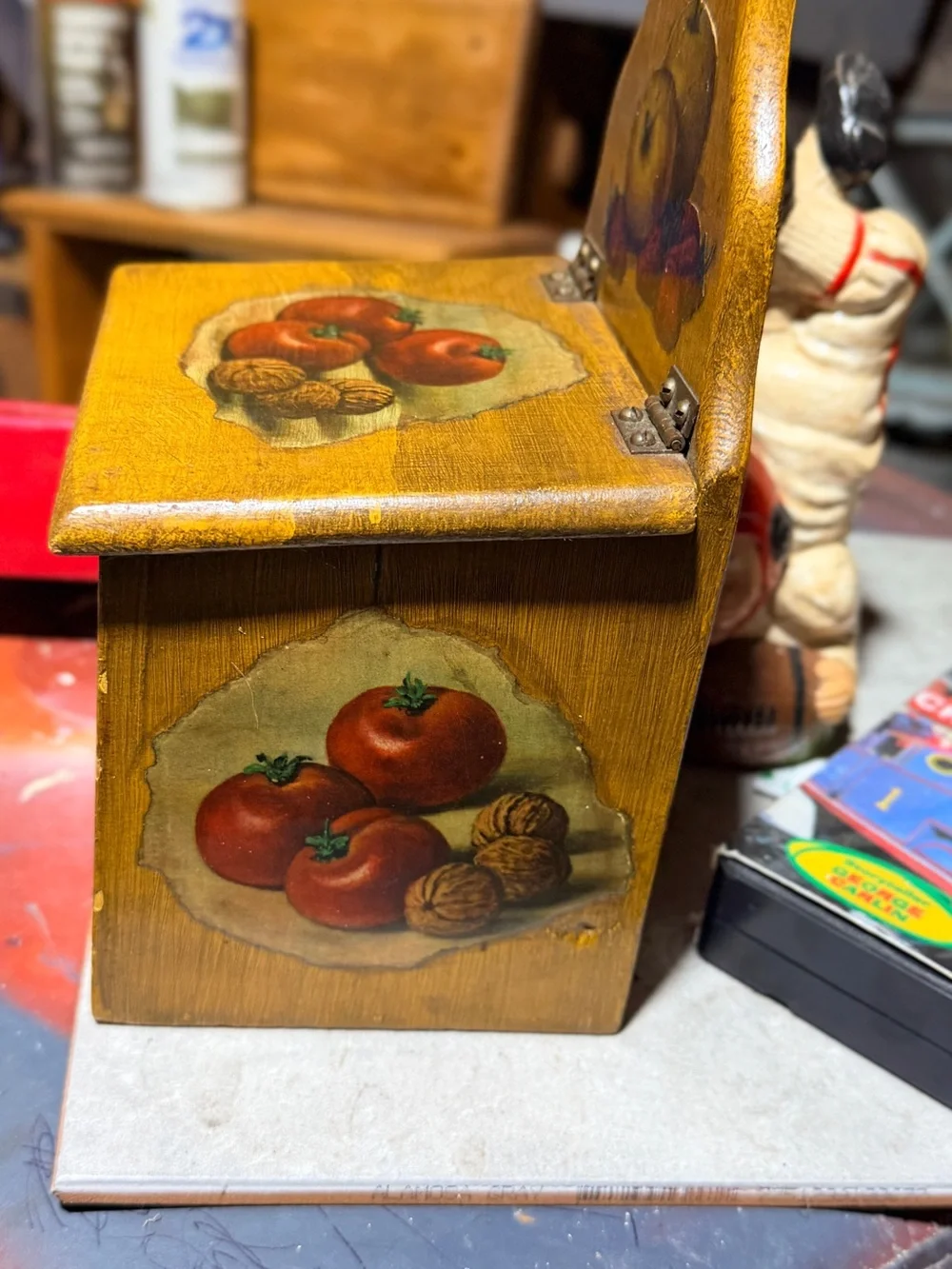 Vintage wooden recipe